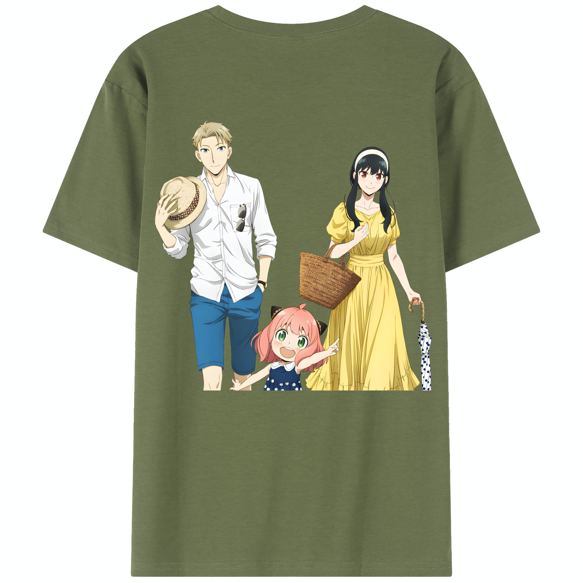 （画像用） SPY×FAMILY间谍家家酒 綿100％半袖Tシャツ（背面プリント）